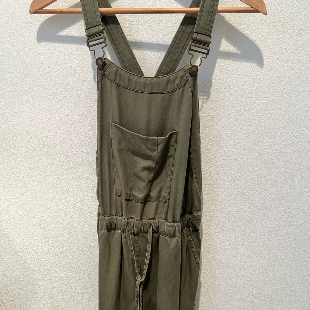 Superdry Khaki Women's Denim Overalls